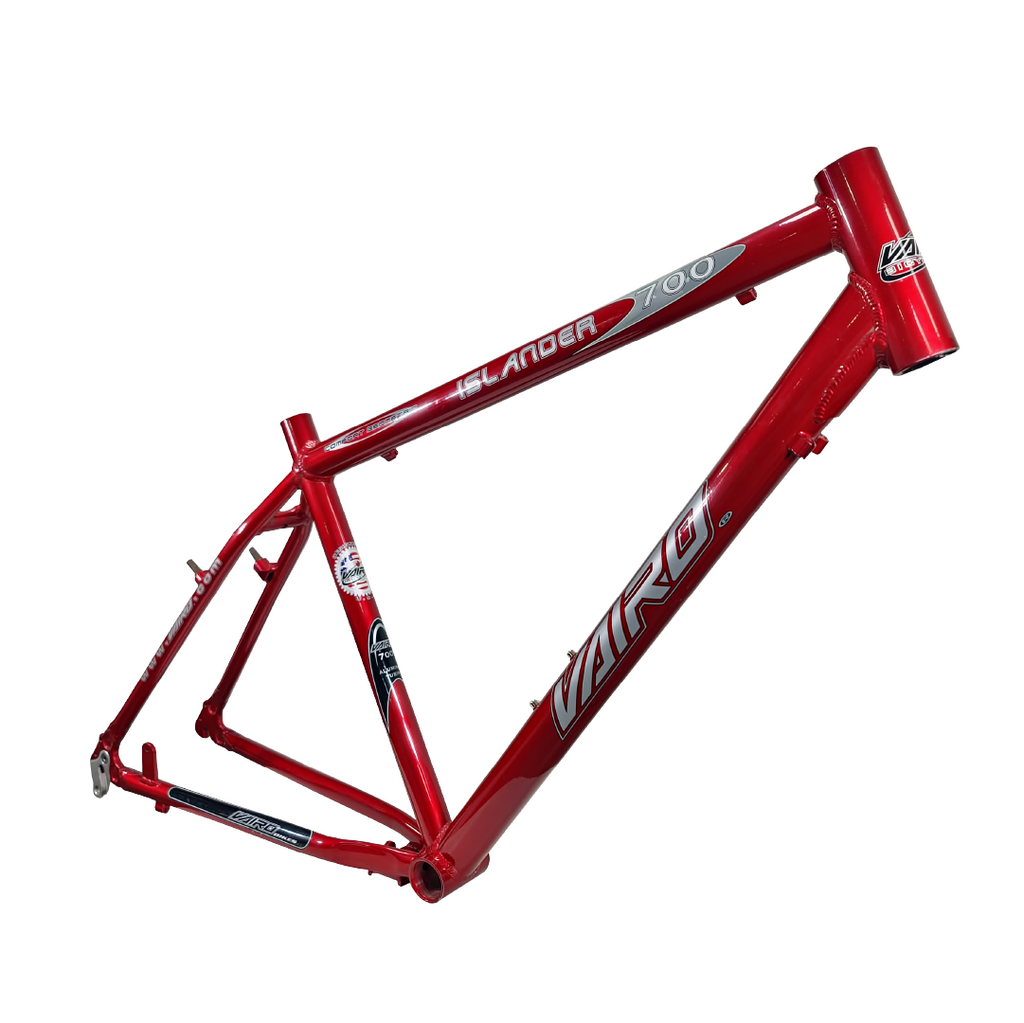 Cuadro Vairo Islander 700 700' Aluminio Talle M Vbrake Red / Grey