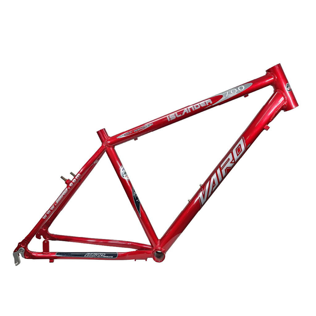Cuadro Vairo Islander 700 700' Aluminio Talle M Vbrake Red / Grey