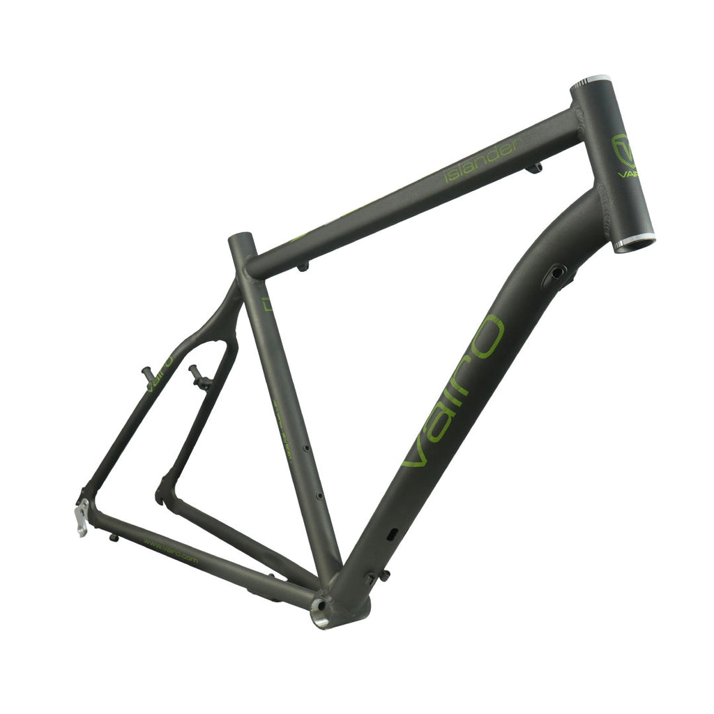 Cuadro Vairo Islander 26' VBrake L Grey/Green Frente Recto Aluminio
