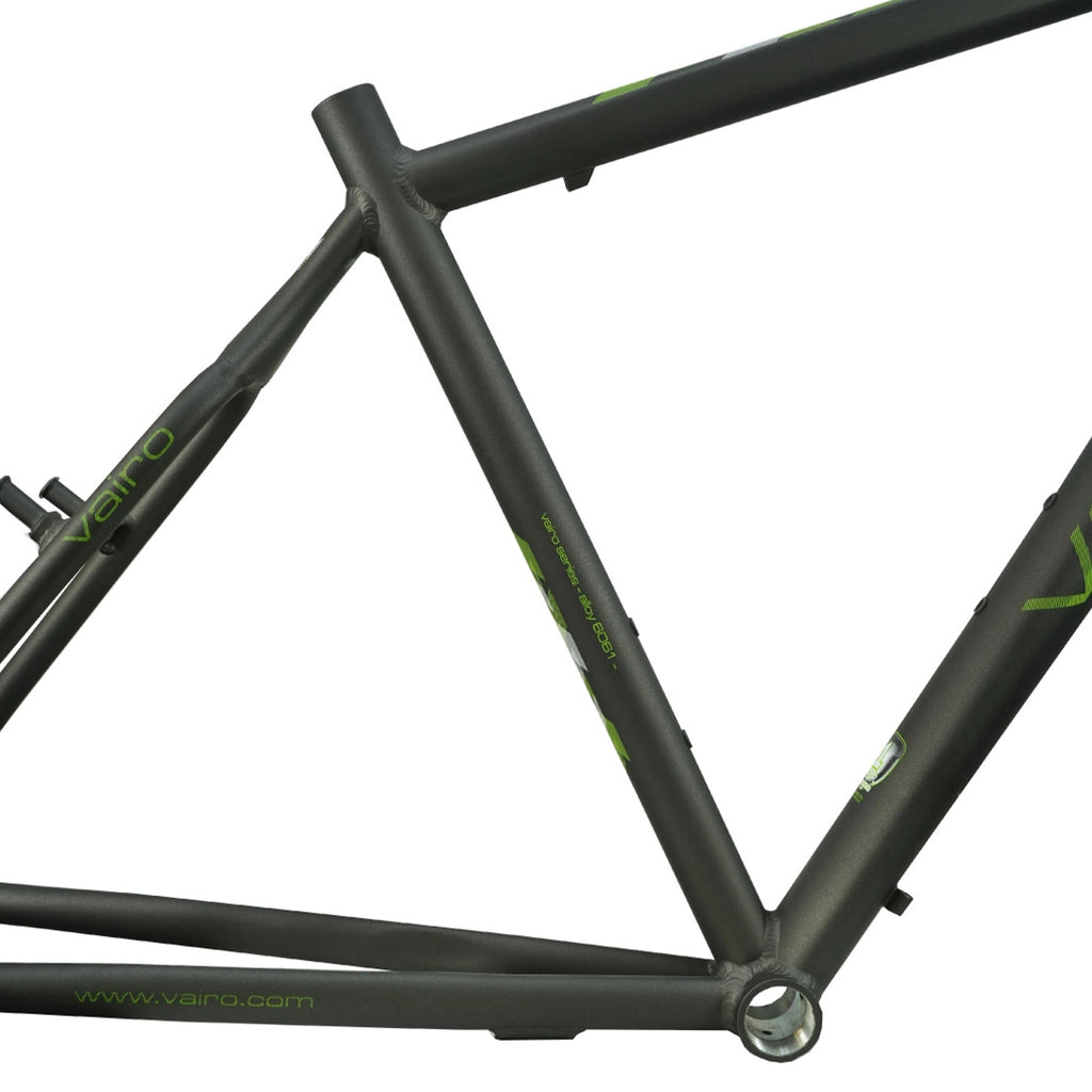 Cuadro Vairo Islander 26' VBrake L Grey/Green Frente Recto Aluminio