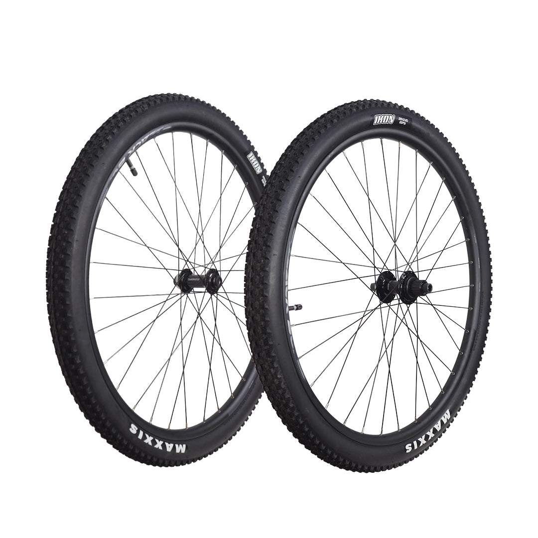 Juego De Ruedas Armadas Mazas Shimano + Llantas + Cubiertas