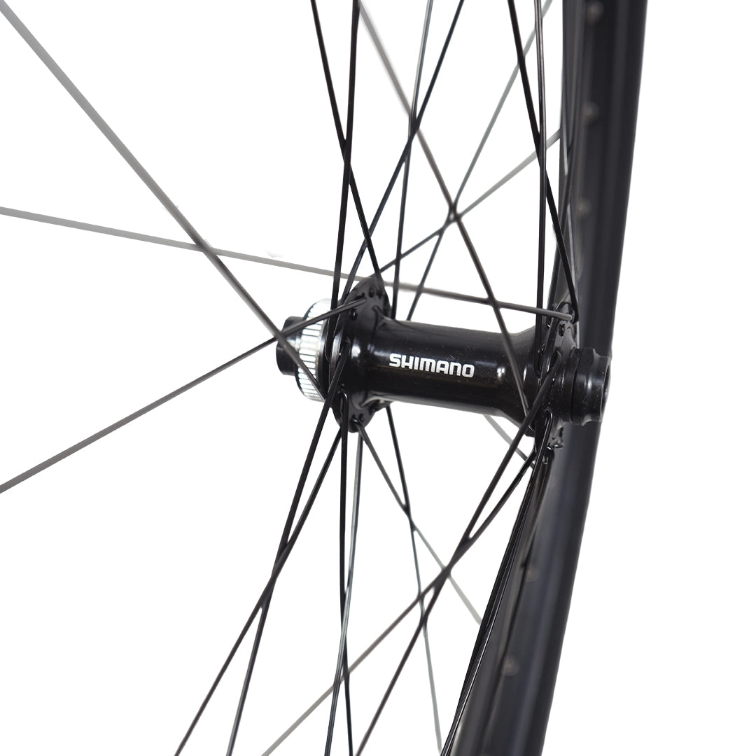 Juego De Ruedas Armadas Mazas Shimano + Llantas + Cubiertas