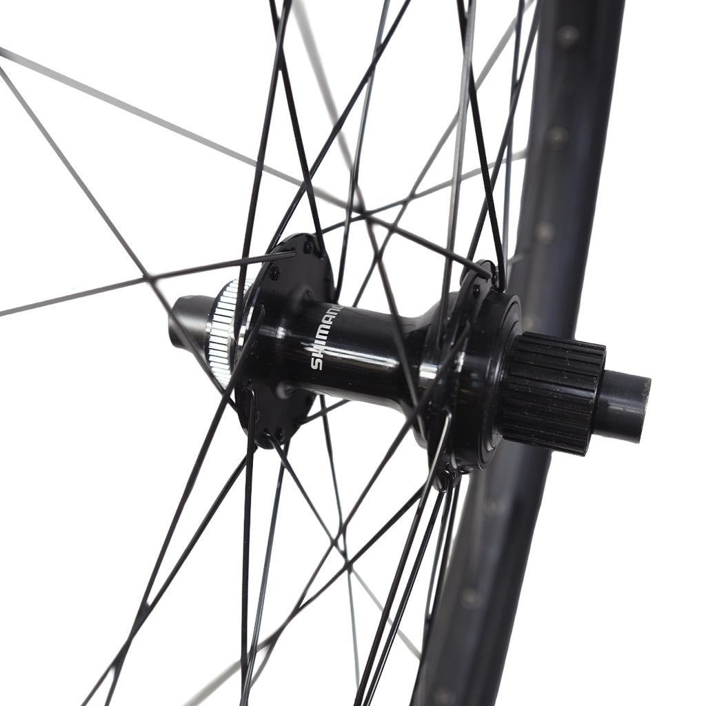 Juego De Ruedas Armadas Mazas Shimano + Llantas + Cubiertas