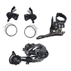 Juego de Shifter SL-M770 3x9 Shimano XT + Descarrilador Trasero RD-M662 Shimano SLX + Descarrilador Delantero FD-M971 Shimano