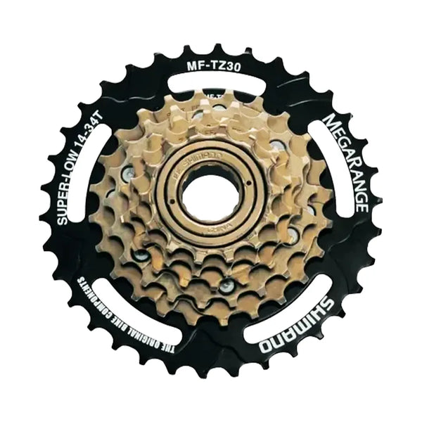 Piñon Shimano Mf-tz30 A Rosca De 6v Megarange 14-34t