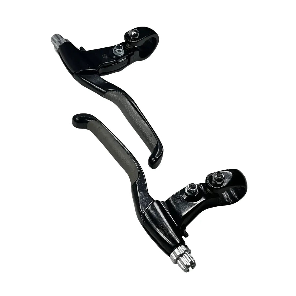 Par Levas Manijas De Freno Black Aluminio Con Antideslizante
