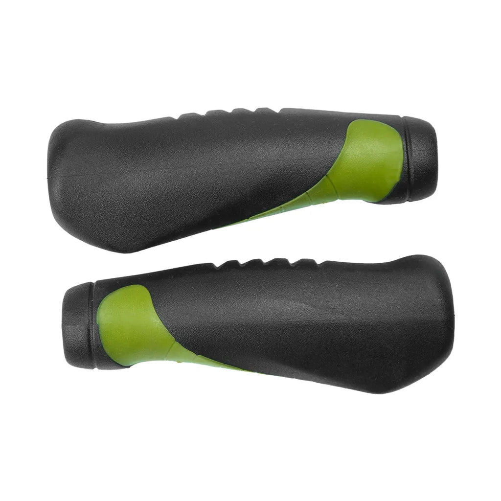 Puños Grip Bicicleta  VLG-690- Ad2. Largo 135mm. Black/green