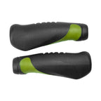 Puños Grip Bicicleta  VLG-690- Ad2. Largo 135mm. Black/green