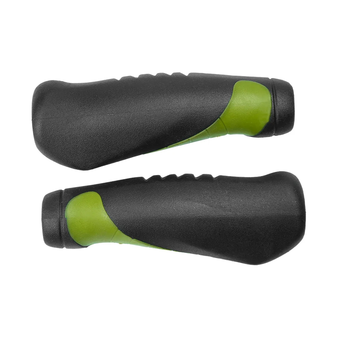 Puños Grip Bicicleta  VLG-690- Ad2. Largo 135mm. Black/green