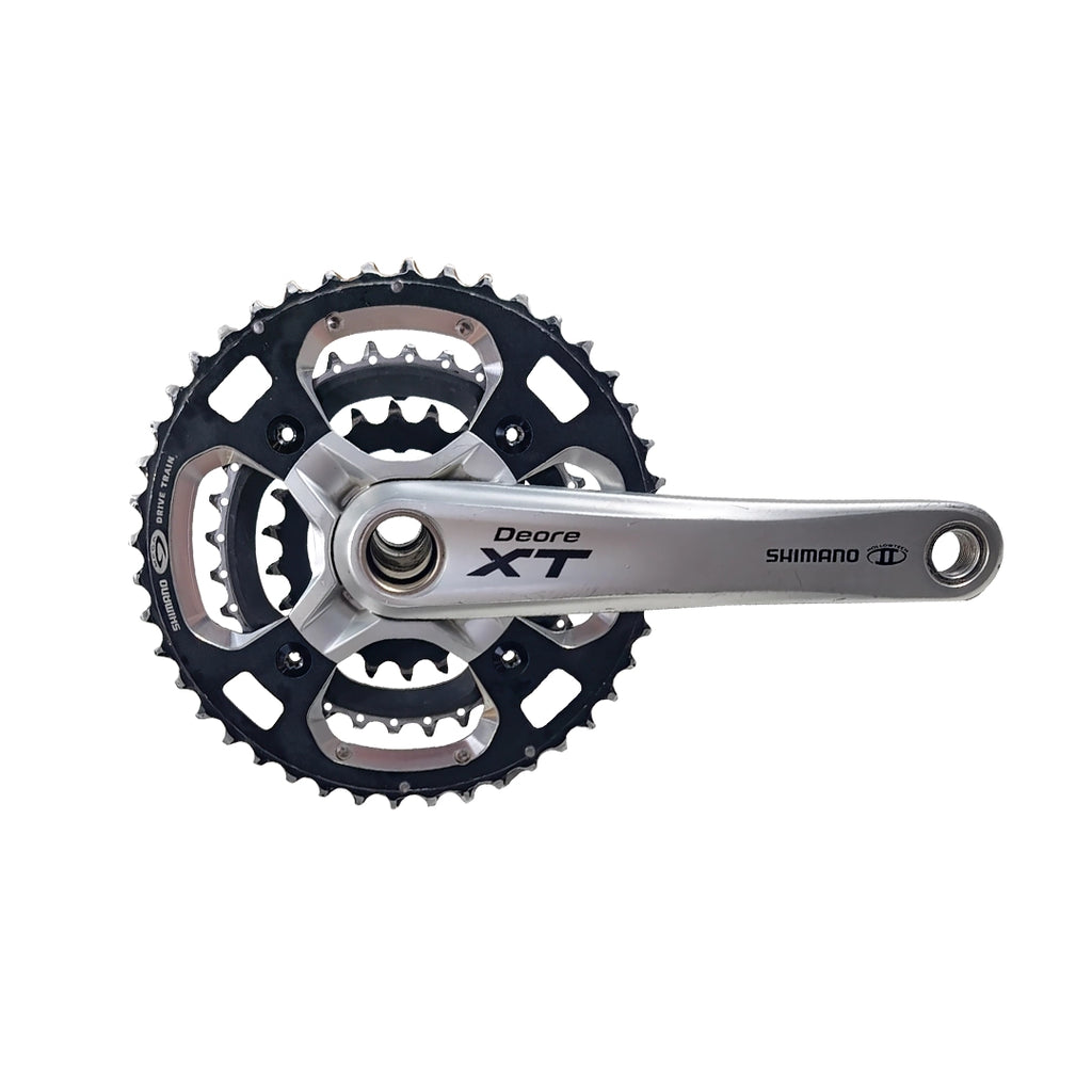 Juego Plato palanca Dore XT FC-M770 Silver 22-32-44 175mm + Caja Pedalera BB51 Silver (usado, con detalles)