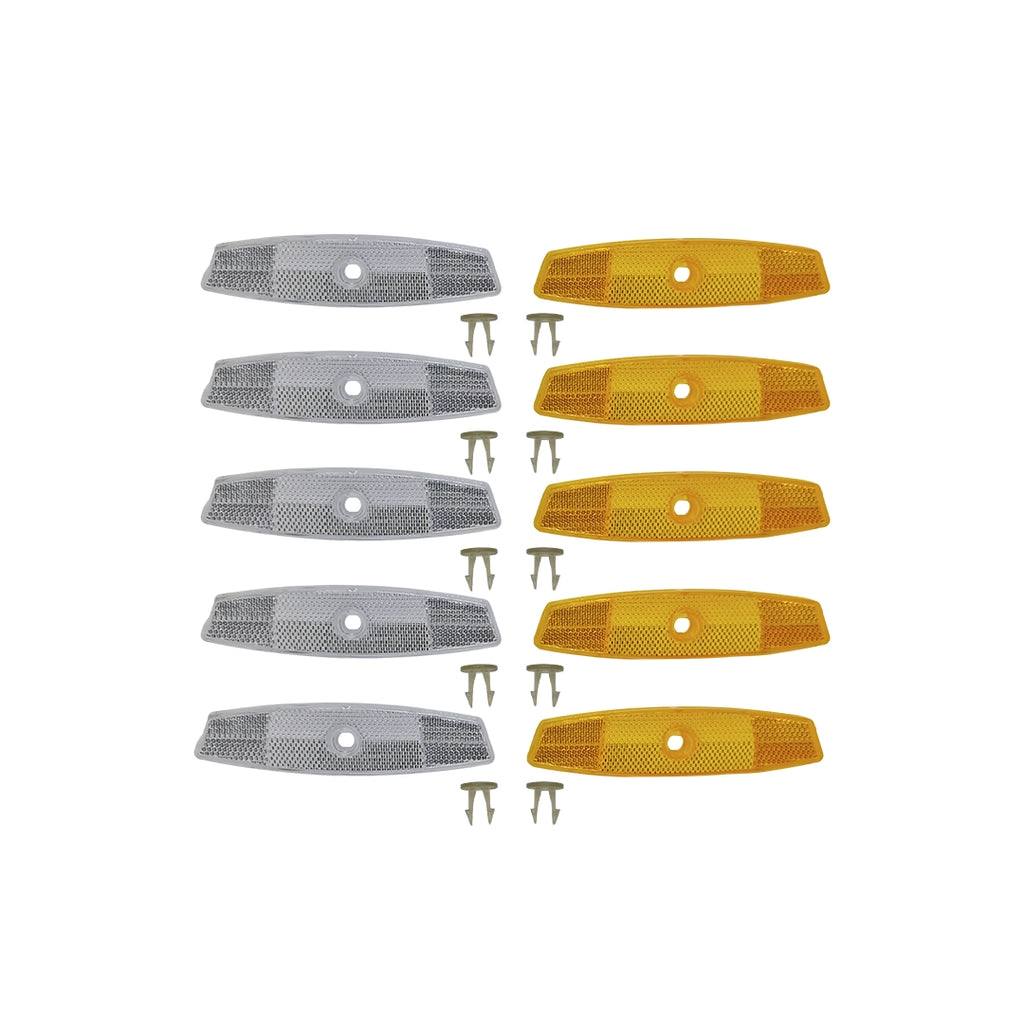 Kit X5 Pares De Reflectores Para Ruedas Bicicleta Fc-r301-6