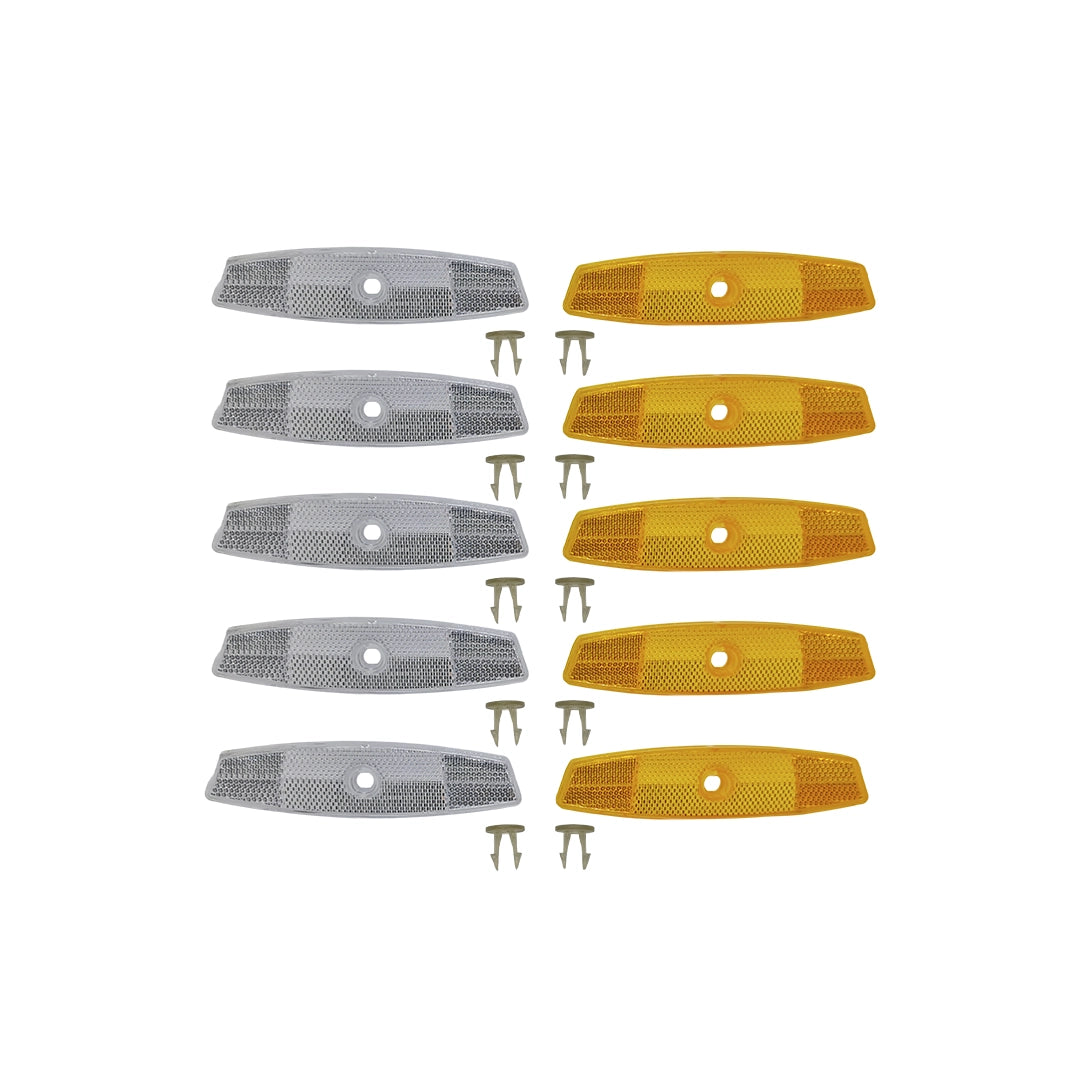 Kit X5 Pares De Reflectores Para Ruedas Bicicleta Fc-r301-6