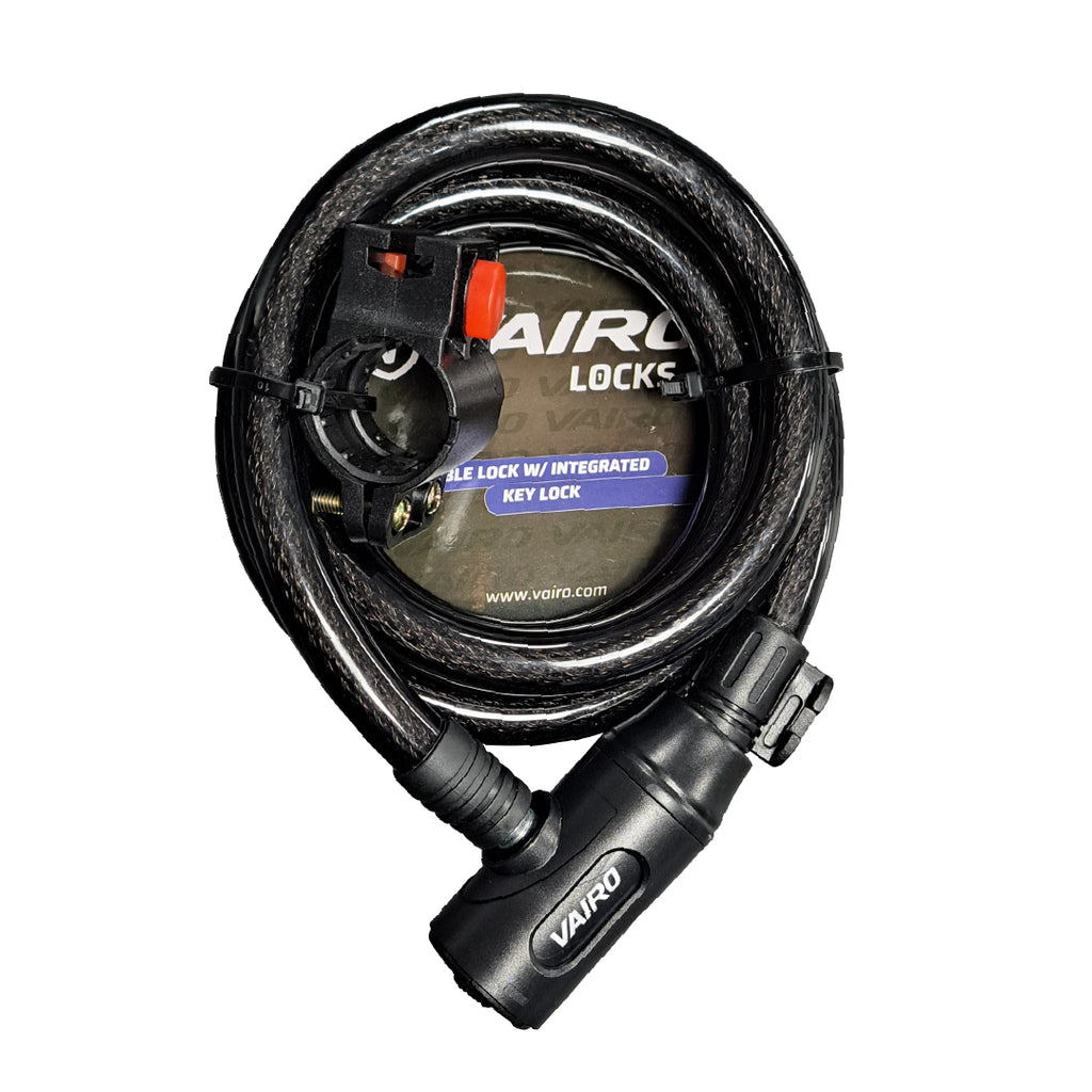 Linga de Seguridad Vairo Cable Lock With Bracket x12 15x1500mm | Máxima Protección para Tu Bicicleta