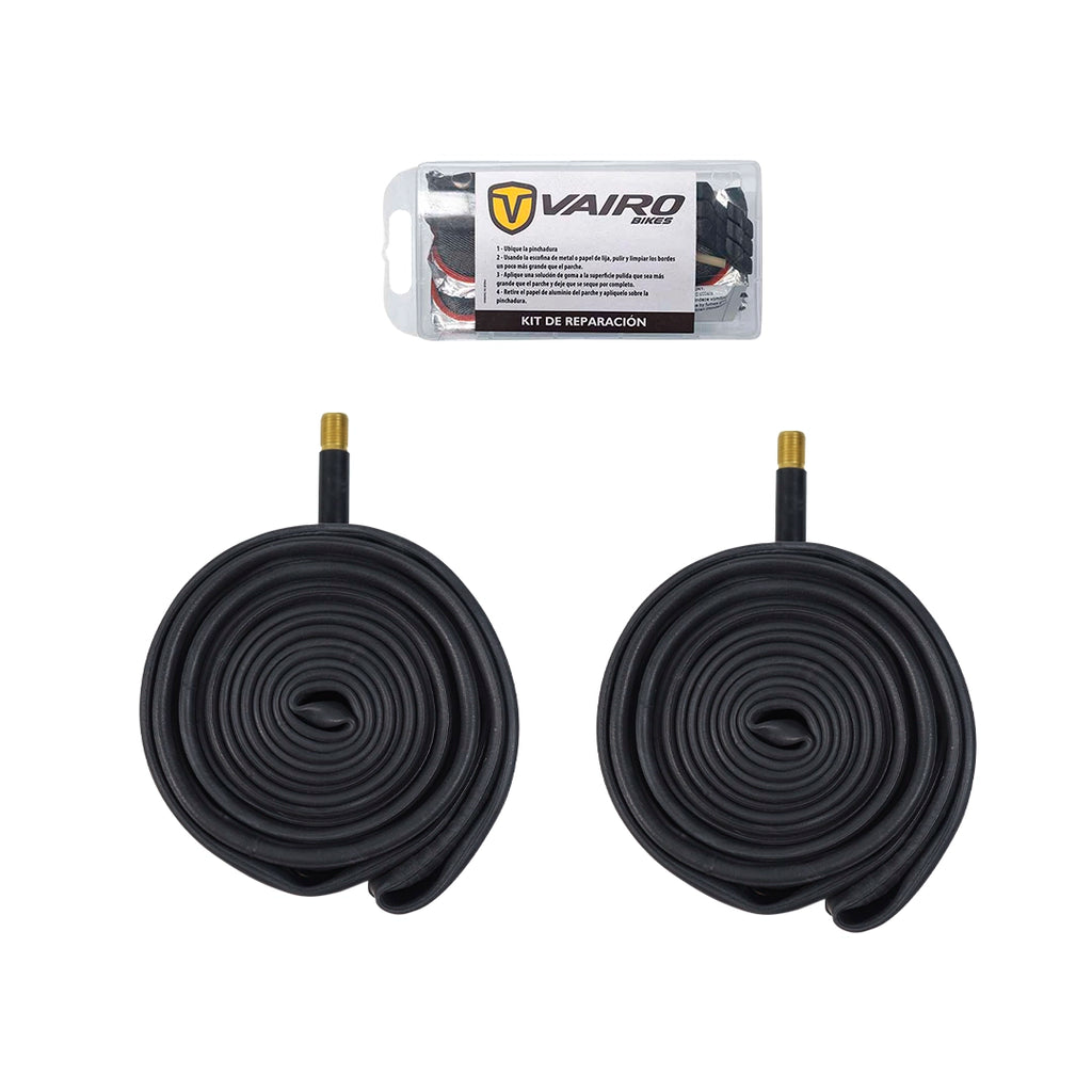 Par De Cámaras Innova 29' 29x1.75/2.1 + Kit De Parches Vairo