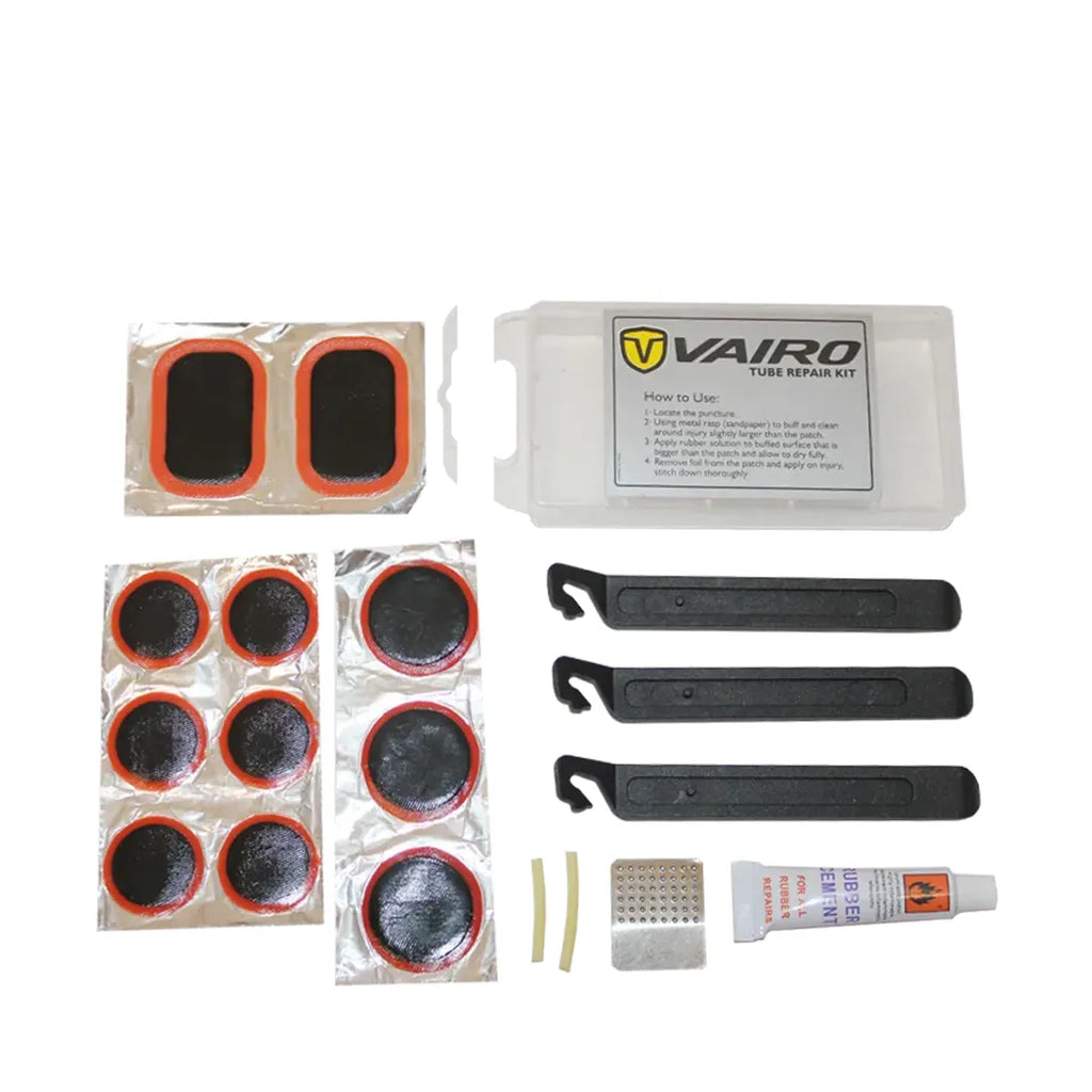 Kit X2 Cámaras 26×1.90 Imperial Cord + Kit Parches Vairo
