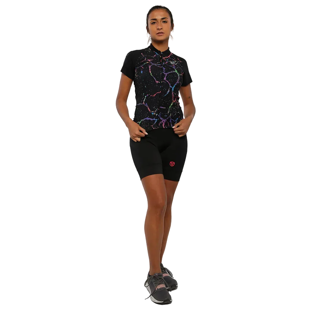 Casaca Jersey Ciclismo Vairo Cosmic Mujer