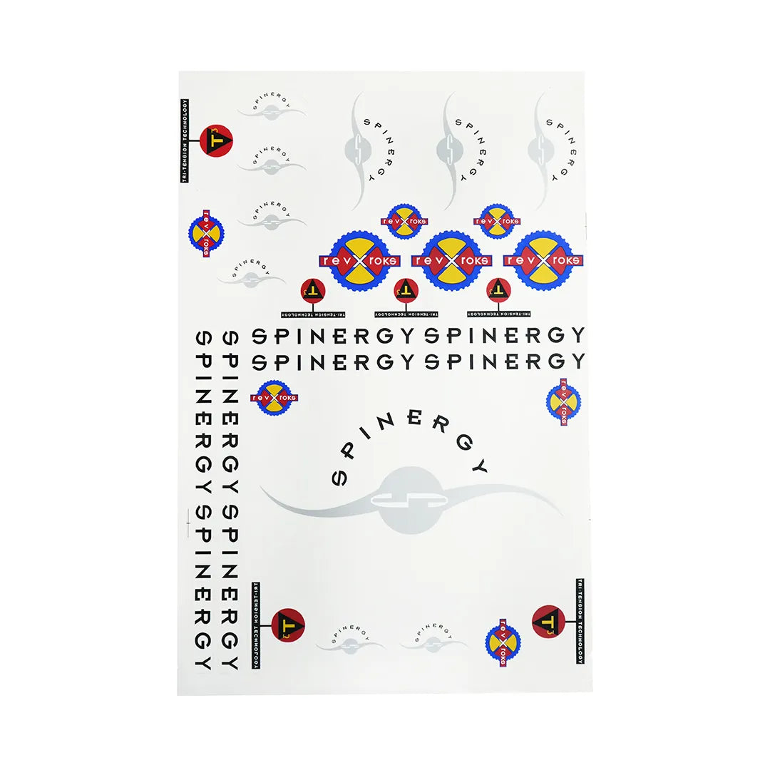 Plancha De Stickers Retro Vintage Bicicleta Spinergy