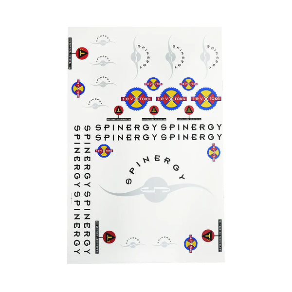 Plancha De Stickers Retro Vintage Bicicleta Spinergy